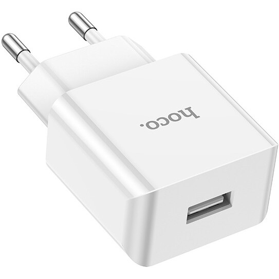 Сетевое зарядное устройство HOCO C106A Leisure White - 6931474783882