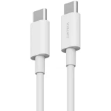 Кабель USB Type-C - USB Type-C, 1м, CUKTECH KLC-5499 White