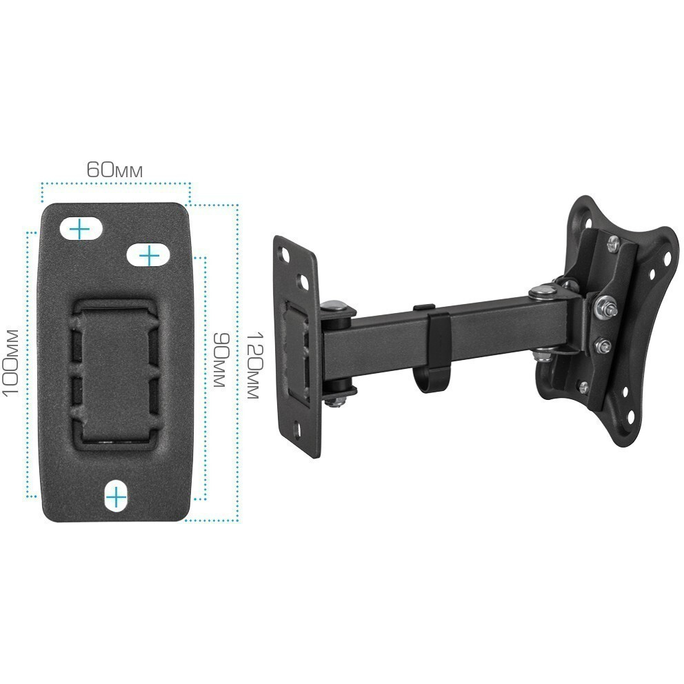 Кронштейн Kromax CORBEL-2 Black - фото 5