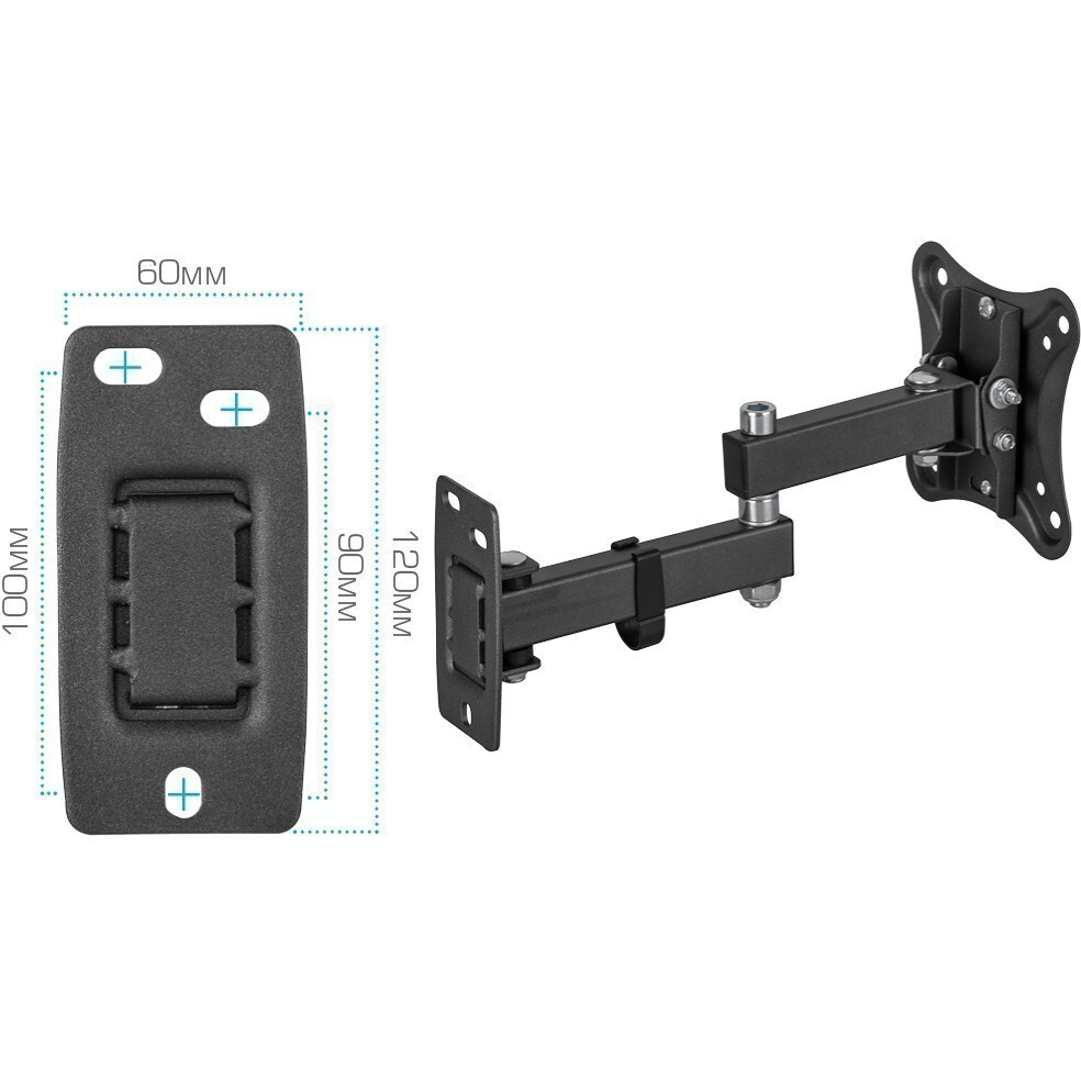 Кронштейн Kromax CORBEL-3 Black - фото 5