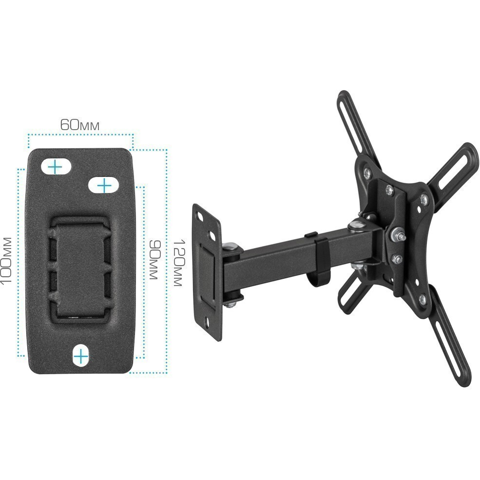 Кронштейн Kromax CORBEL-4 Black - фото 5