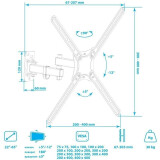 Кронштейн Kromax CORBEL-7 Black