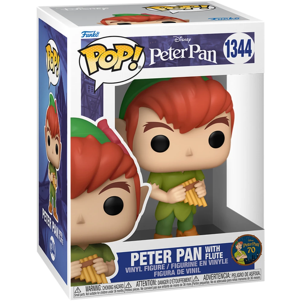 Фигурка Funko POP! Disney Peter Pan 70th Peter Pan w/Flute - 70697 - фото 2