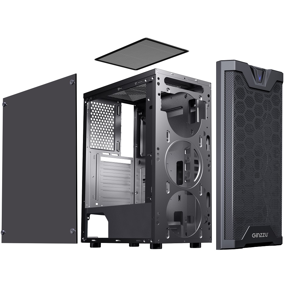 Корпус Ginzzu SL180 Black - фото 7