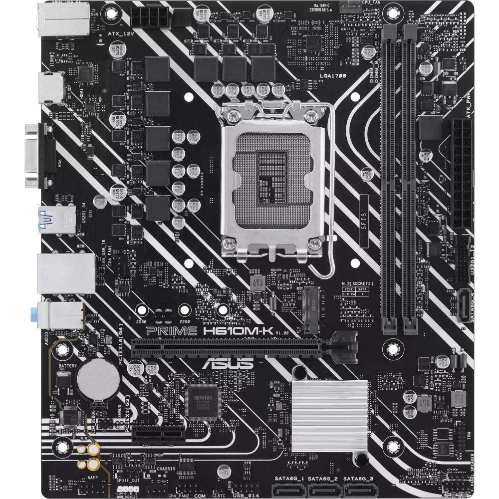ПК Intel Core i3-13100 / Intel UHD 730 / 16 ГБ / SSD 480 ГБ