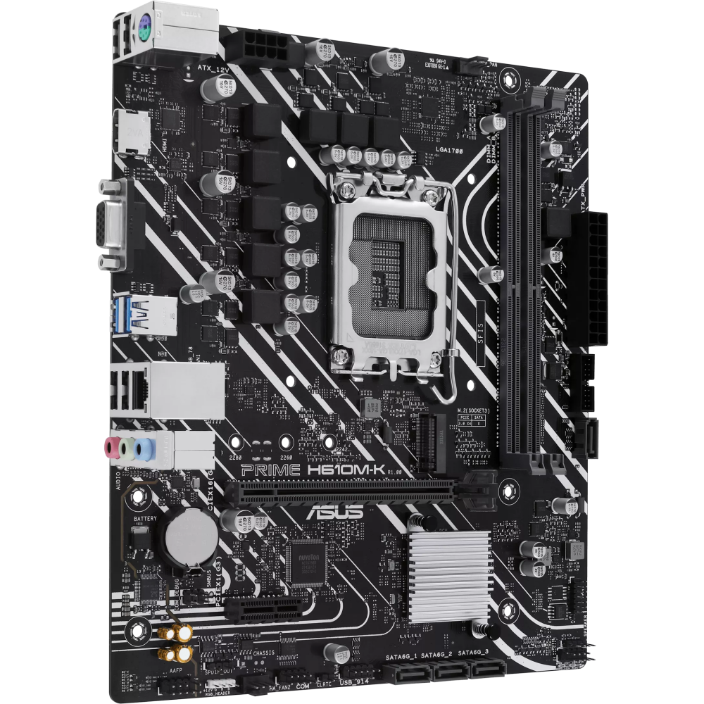 Материнская плата ASUS PRIME H610M-K - фото 2