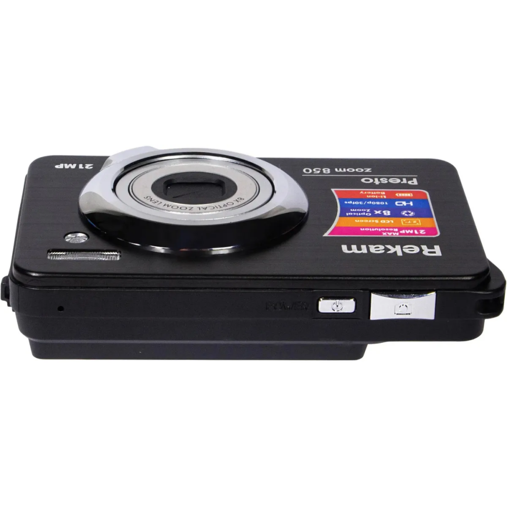 Фотоаппарат Rekam Presto Zoom 850 Black - 1107010102 - фото 4