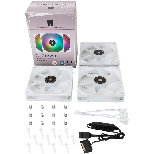 Вентилятор для корпуса Thermalright TL-E12W-S (3 шт.) - TL-E12W-Sx3 - фото 9