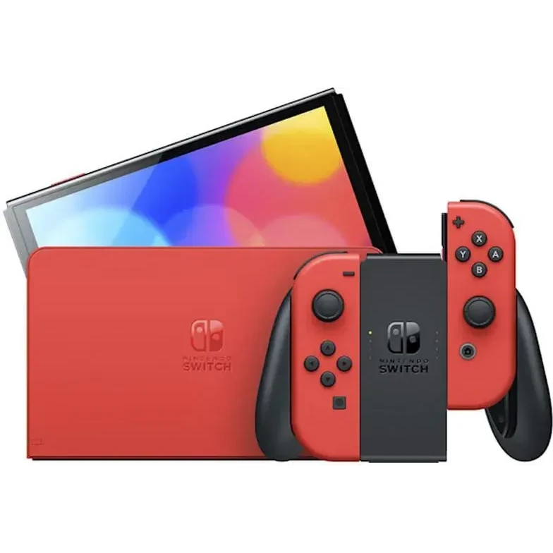 Игровая консоль Nintendo Switch OLED Mario Red Edition - HEG-S-RAAAA/4711279513219 - фото 2