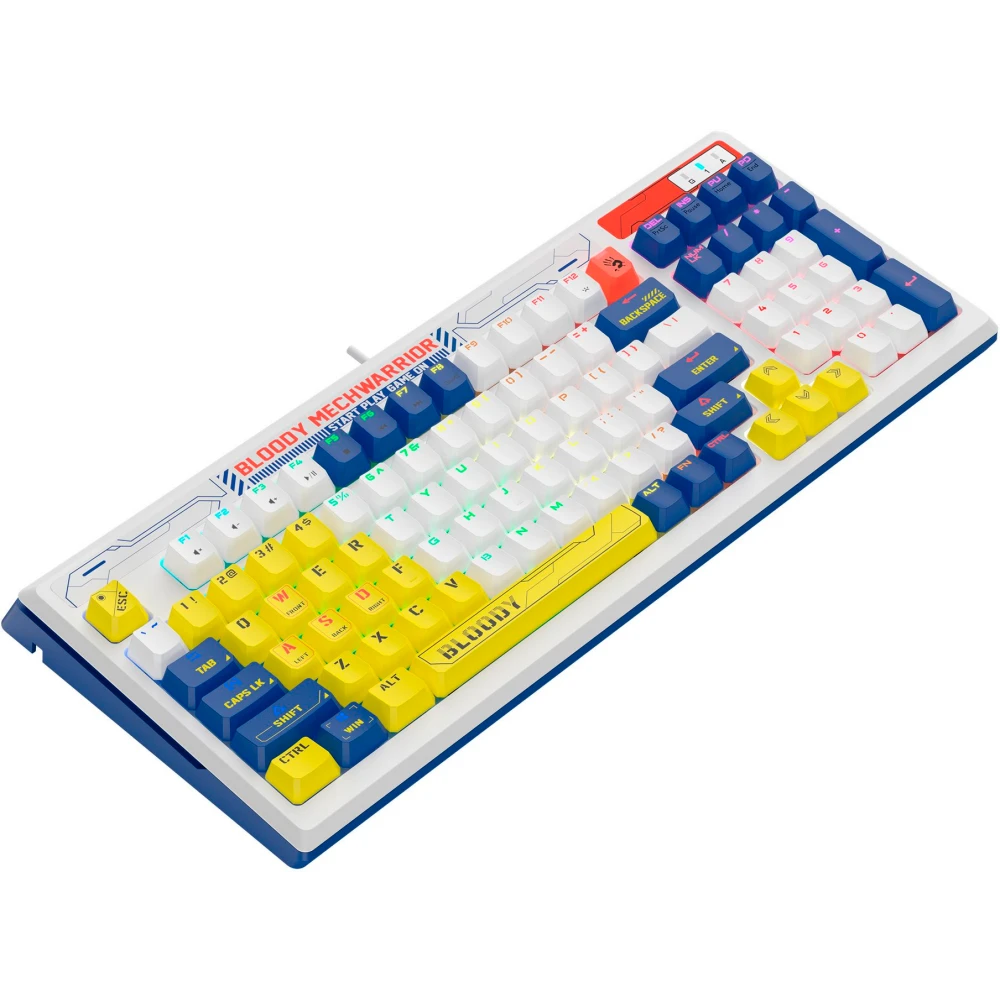 Клавиатура Bloody B950 Blue/White - фото 2