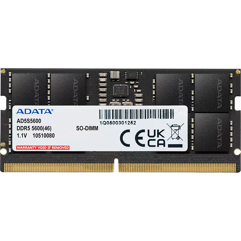 Оперативная память 16GB DDR5 5600MHz ADATA SO-DIMM (AD5S560016G-S)