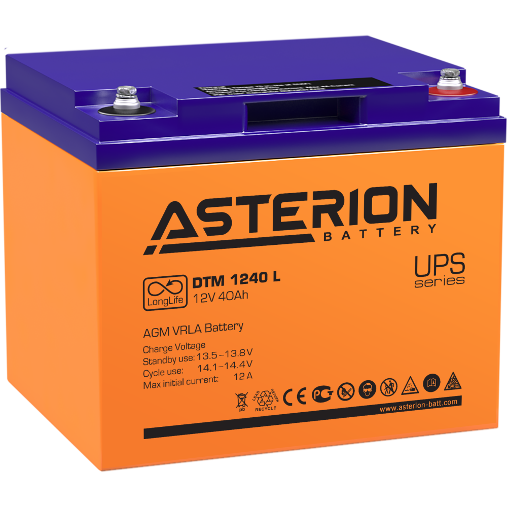 Аккумуляторная батарея Asterion DTM 1240 L NC