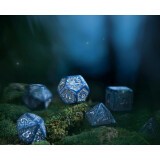 Набор кубиков Elvish Translucent & black Dice Set (SELV10)