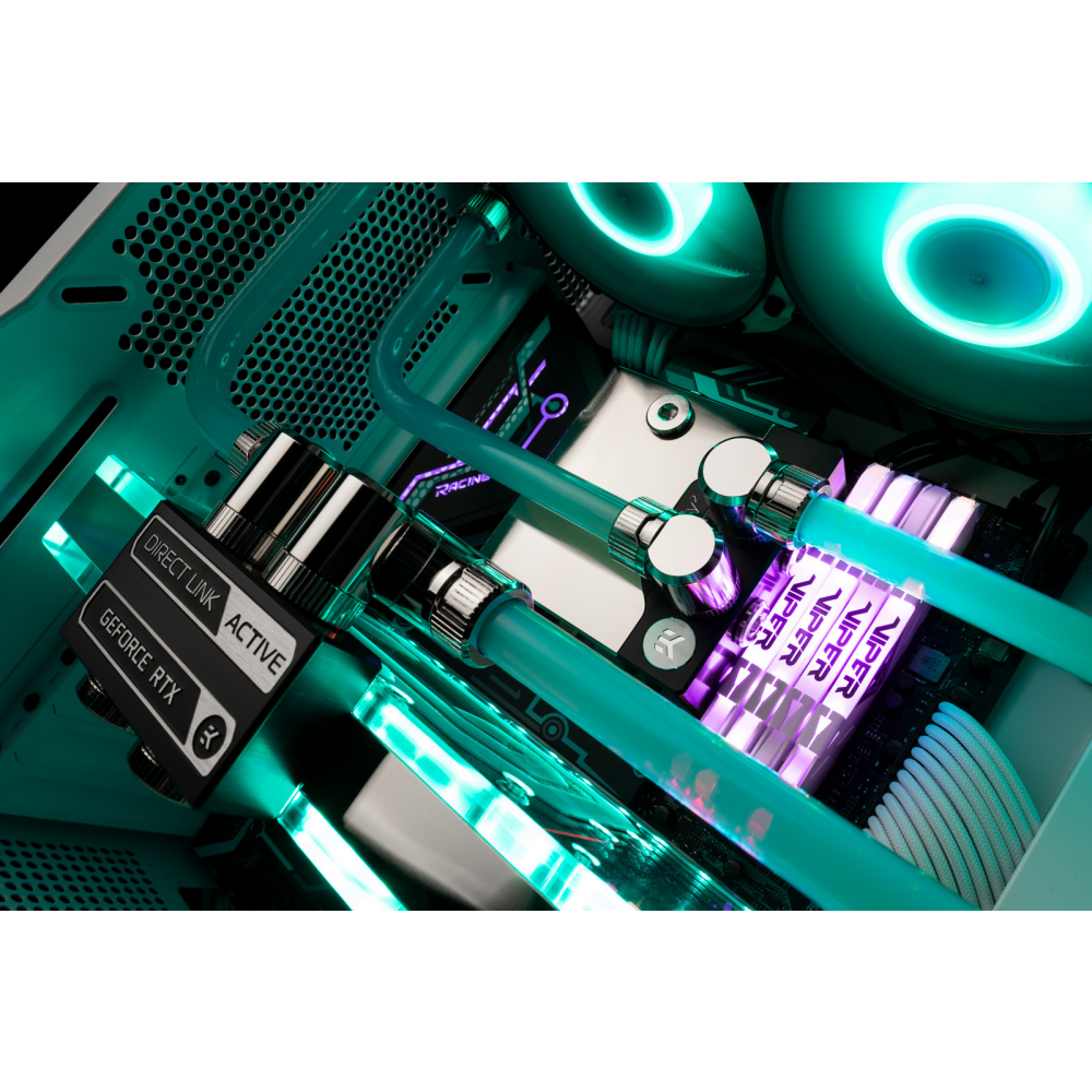 Резервуар с помпой для СЖО EKWB EK-Quantum Velocity2 DDC 4.2 PWM D-RGB - 1700 Nickel + Plexi (3831109897539) - фото 3