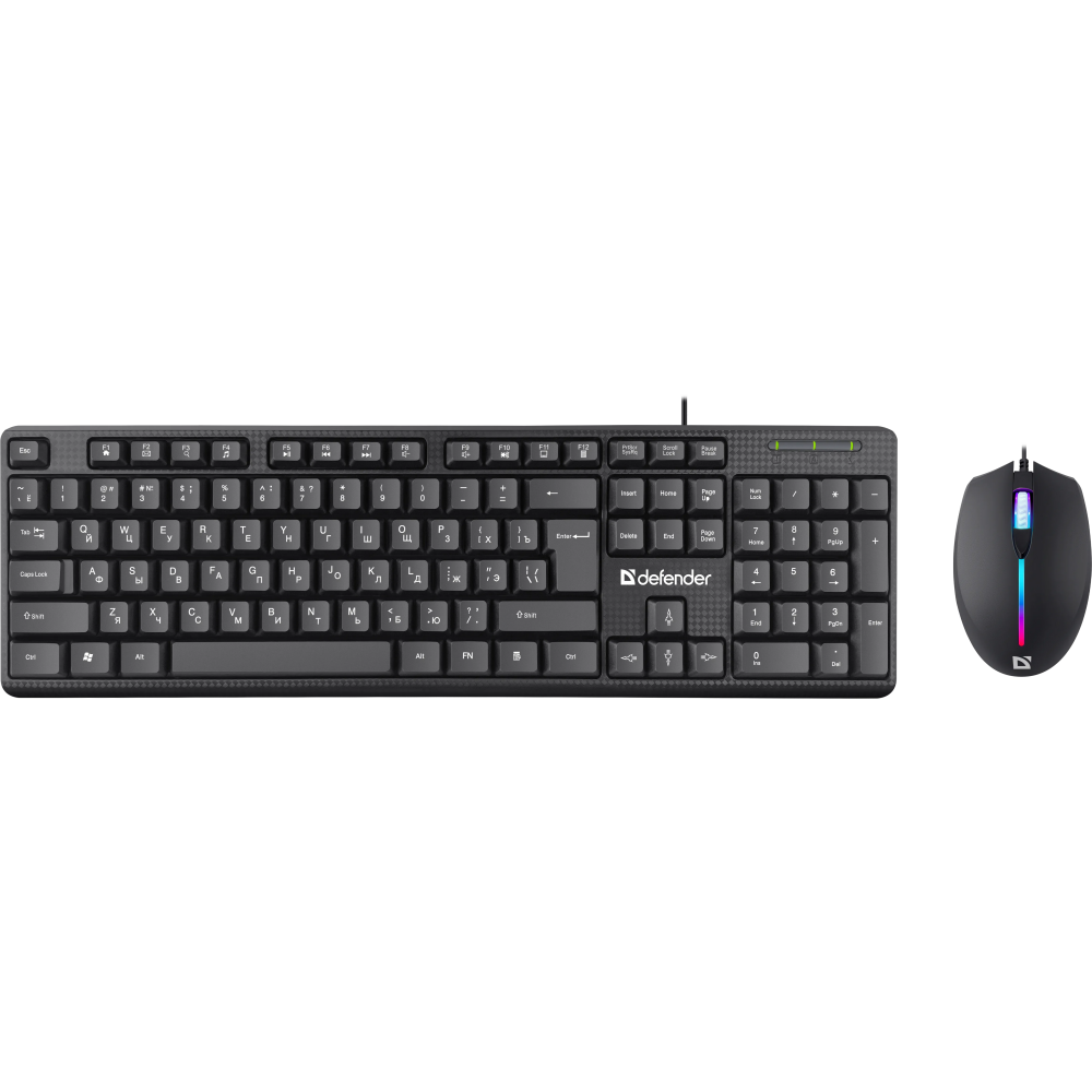 Клавиатура + мышь Defender C-991 Black