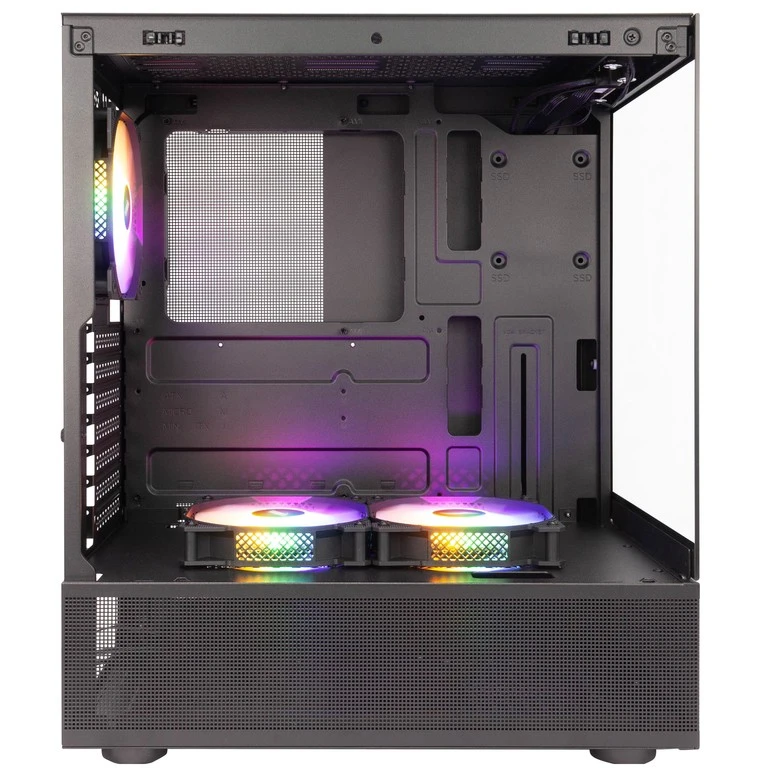 Корпус 1STPLAYER MIKU Mi7-A Black - Mi7-A-BK-2F1R-1F1 - фото 2