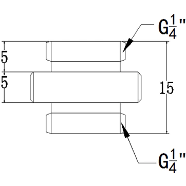 Прямой фитинг Bykski B-DTJ-MI Black - C10-0046 - фото 2
