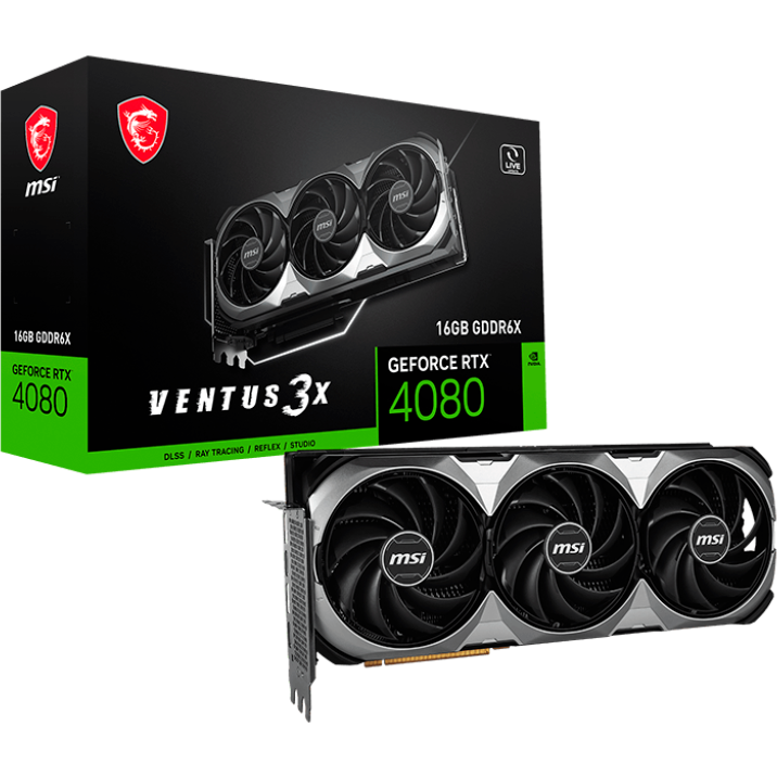 Видеокарта NVIDIA GeForce RTX 4080 MSI 16Gb (RTX 4080 16GB VENTUS 3X E) - фото 7