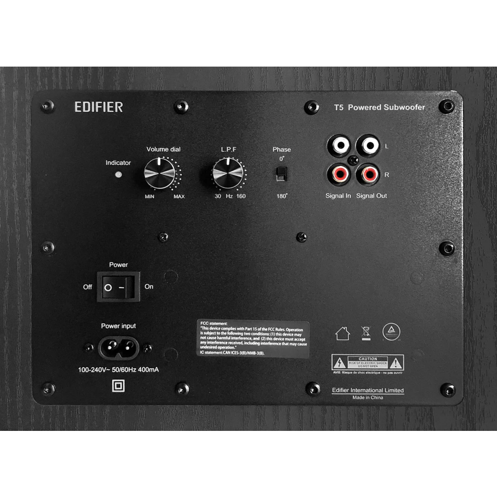 Сабвуфер Edifier T5 Black - фото 3