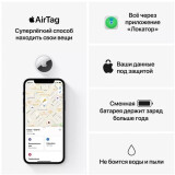 Метка Apple AirTag 4 Pack (MX542) (MX542LL(CH,ZP,X)/A)