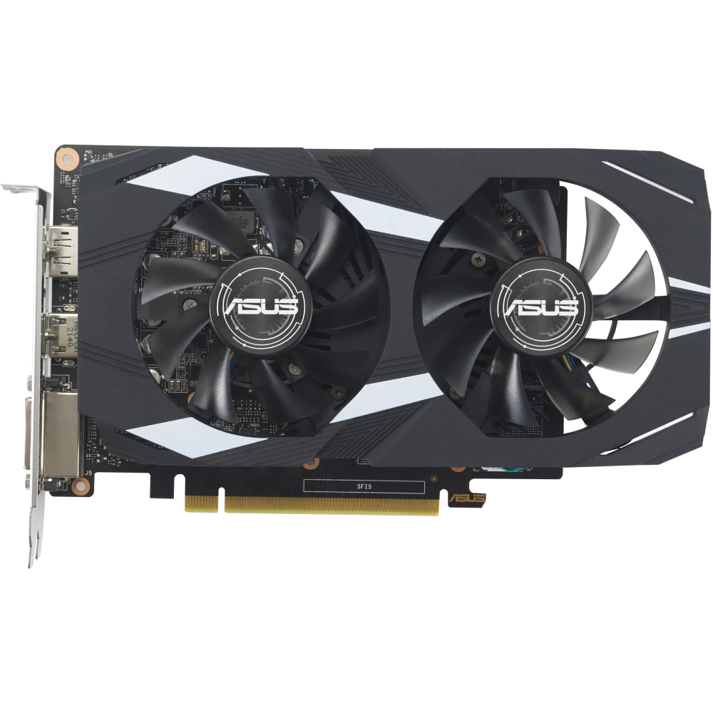 Видеокарта NVIDIA GeForce GTX 1650 ASUS 4Gb (DUAL-GTX1650-O4GD6-P-EVO) - фото 2