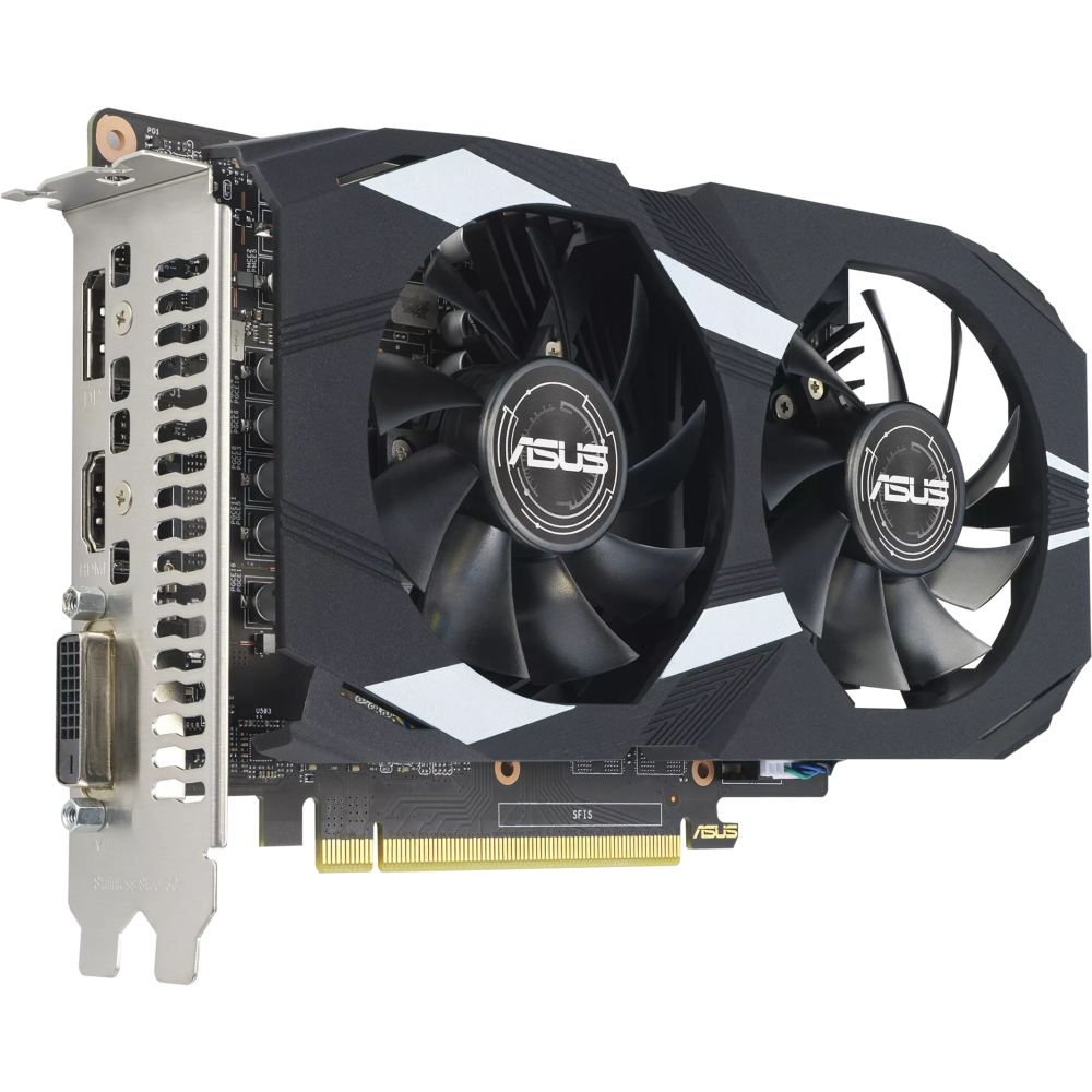 Видеокарта NVIDIA GeForce GTX 1650 ASUS 4Gb (DUAL-GTX1650-O4GD6-P-EVO) - фото 4