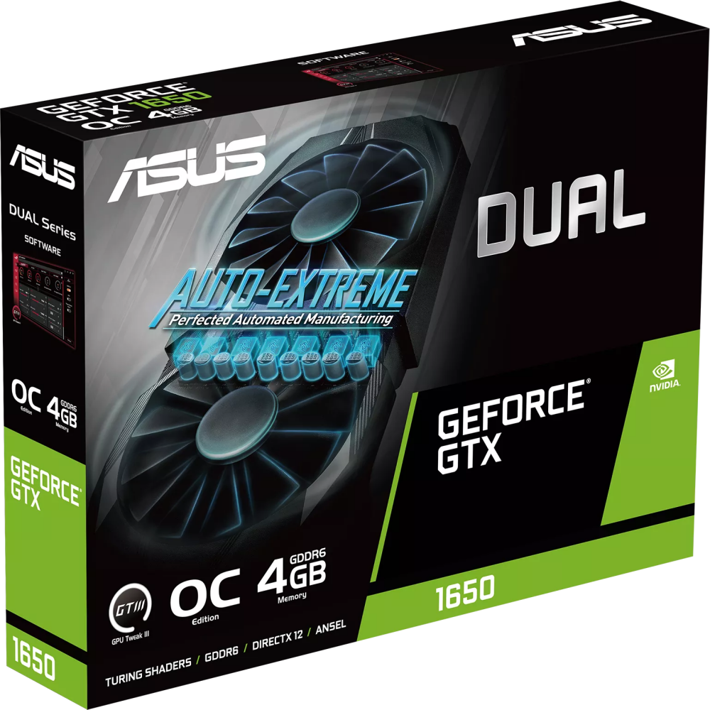 Видеокарта NVIDIA GeForce GTX 1650 ASUS 4Gb (DUAL-GTX1650-O4GD6-P-EVO) - фото 8