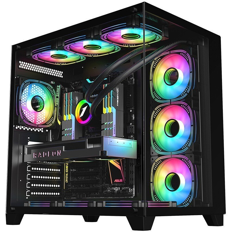 Корпус 1STPLAYER MEGAVIEW MV8-TP Black - MV8-TP-BK/984716 - фото 5