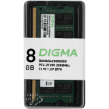 Оперативная память 8Gb DDR4 2666MHz Digma SO-DIMM (DGMAS42666008D)