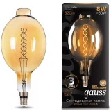 Филаментная лампочка Gauss Vintage Filament Flexible BT180 2400K (8 Вт, E27) (152802008)
