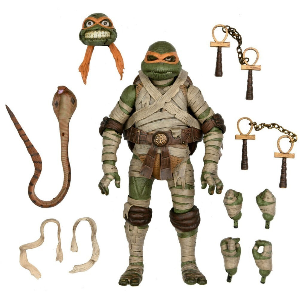 Фигурка NECA UMxTMNT – 7” Scale Action Fig - Ultimate Michelangelo Mummy - 634482541876 - фото 2