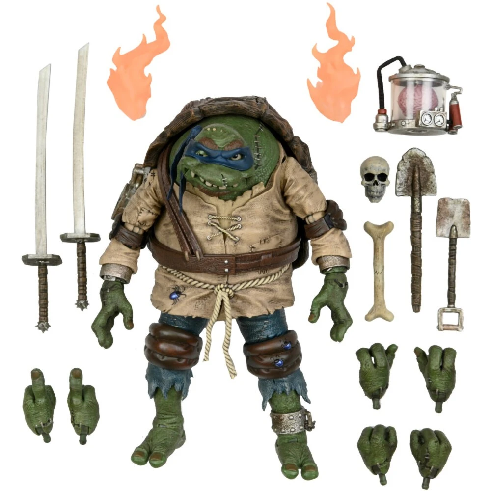 Фигурка NECA UMxTMNT – 7” Scale Action Fig – Ultimate Leonardo Hunchback - 634482541869 - фото 2