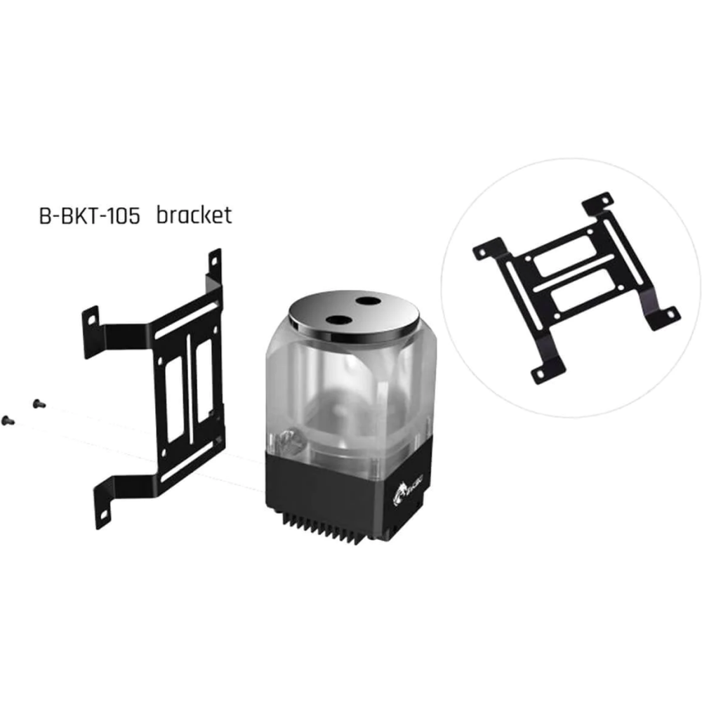 Резервуар с помпой для СЖО Bykski B-TANK-DDC-MI 5V A-RGB&Black (C8-0229) - фото 5