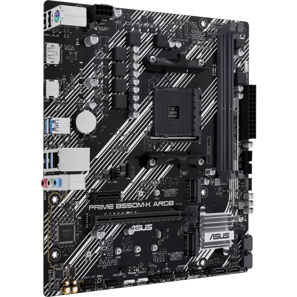 Материнская плата ASUS PRIME B550M-K ARGB - фото 2