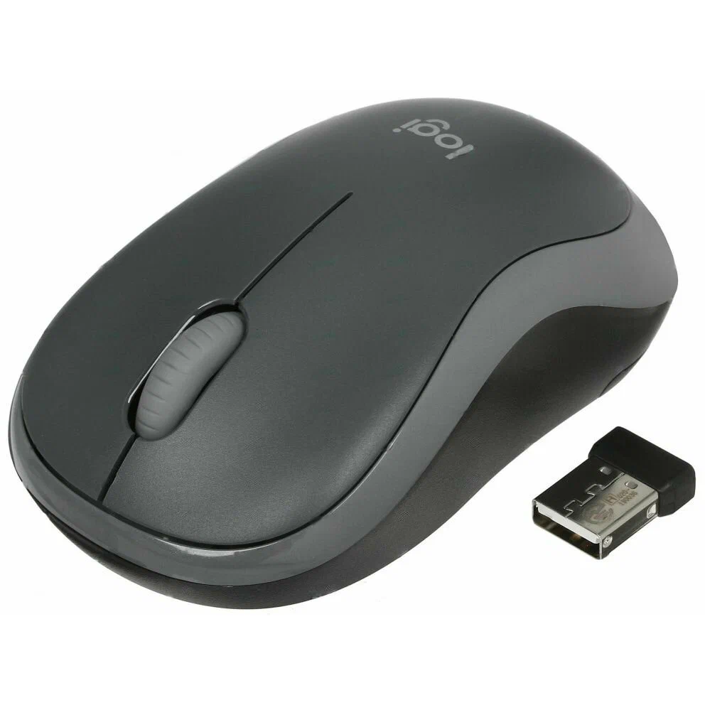 Мышь Logitech M186 Black/Grey (910-004131) - фото 4