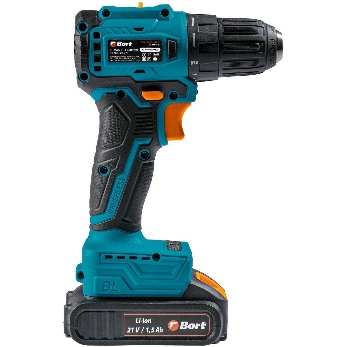 Дрель Bort BAB-21-BLK - 93413526 - фото 3