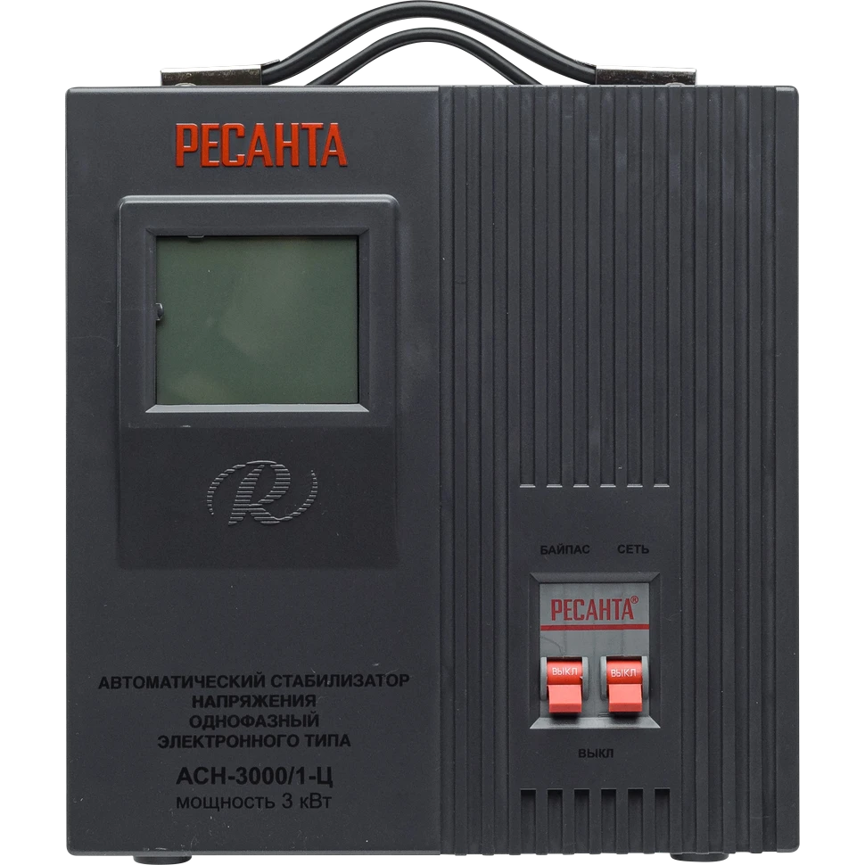 Стабилизатор напряжения Ресанта ACH-3000/1-Ц - 63/6/5 - фото 2