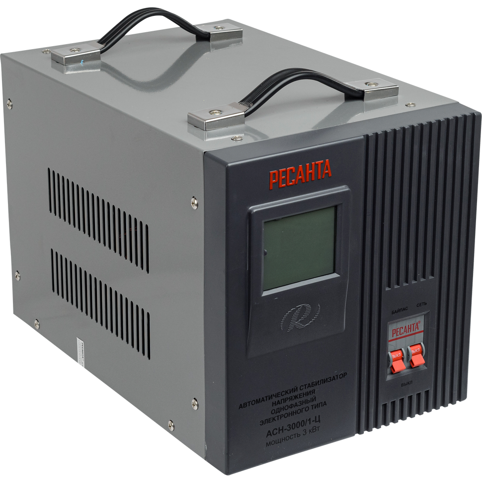 Стабилизатор напряжения Ресанта ACH-3000/1-Ц - 63/6/5 - фото 3