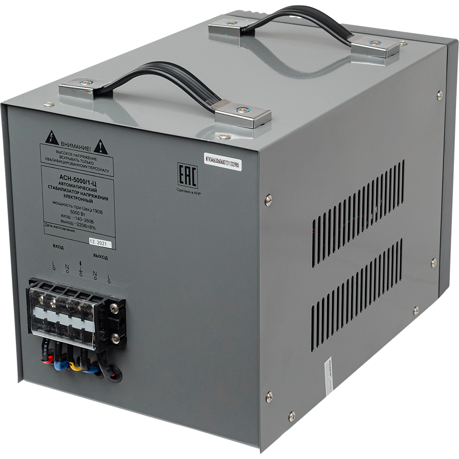 Стабилизатор напряжения Ресанта АСН-5000/1-Ц - 63/6/6 - фото 3
