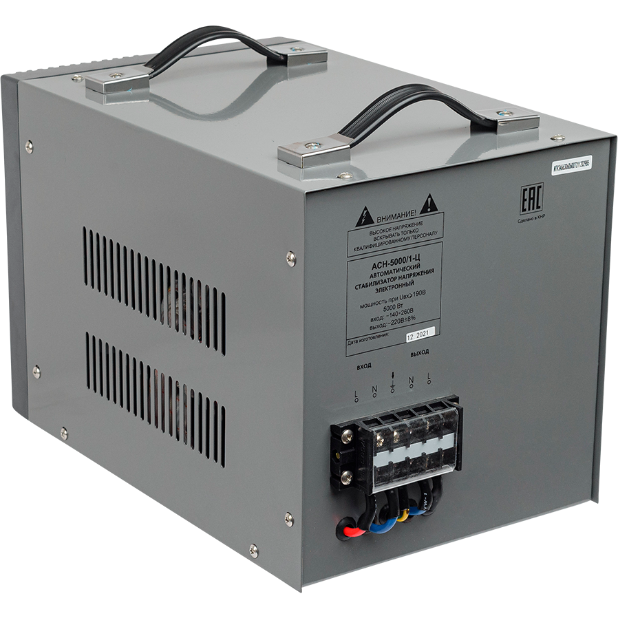 Стабилизатор напряжения Ресанта АСН-5000/1-Ц - 63/6/6 - фото 5