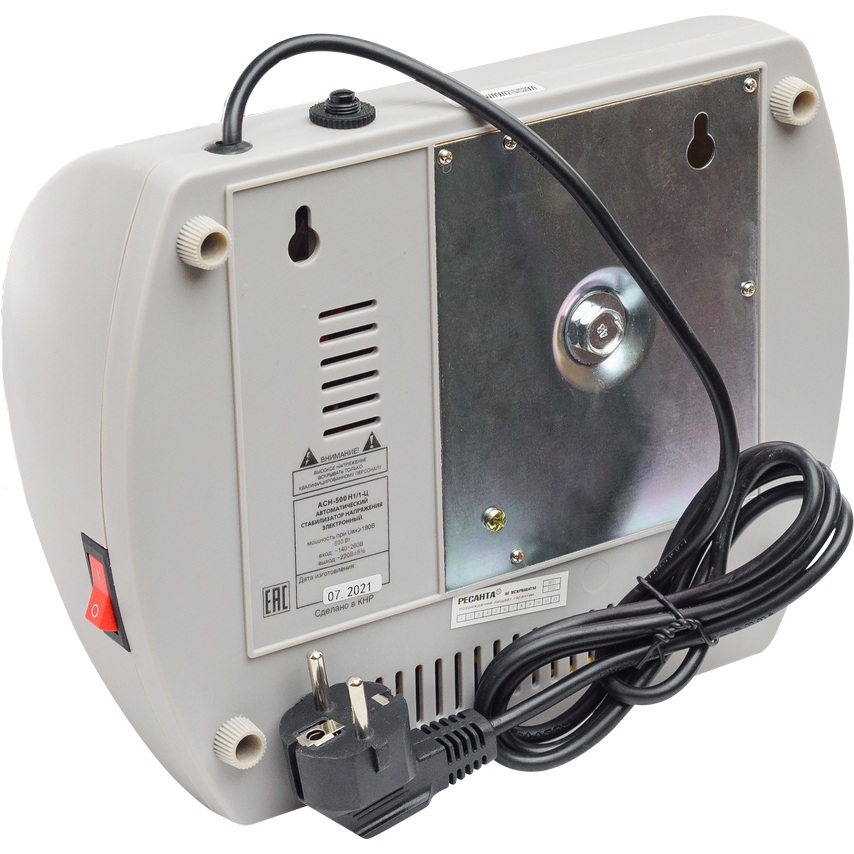 Стабилизатор напряжения Ресанта АСН-500Н/1-Ц - 63/6/39 - фото 4