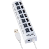 USB-концентратор Perfeo PF-H033 White (PF_C3224)