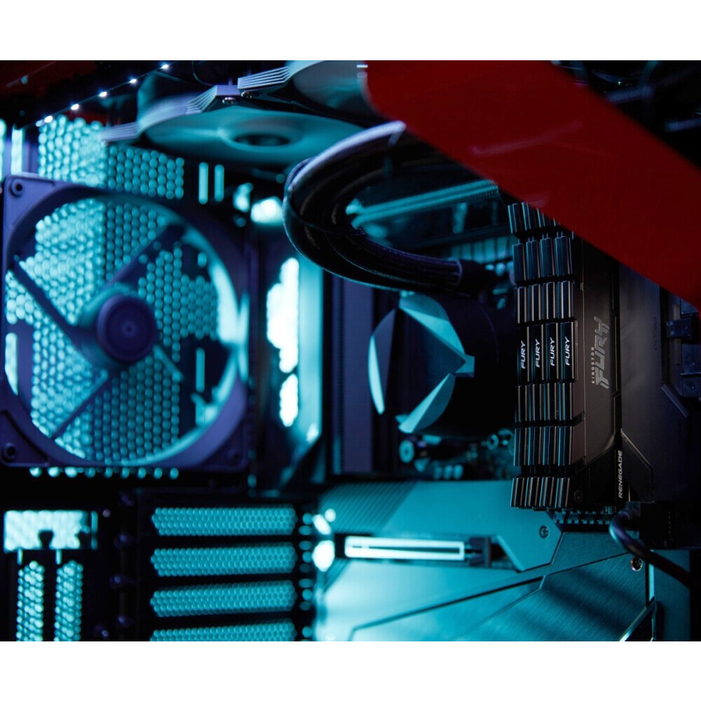 Оперативная память 16Gb DDR4 3600MHz Kingston Fury Renegade Black (KF436C16RB2K2/16) (2x8Gb KIT) - фото 7