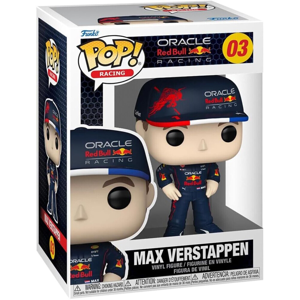 Фигурка Funko POP! Racing F1 Oracle RedBull Racing Max Verstappen - 72217 - фото 2