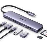 Док-станция UGREEN CM195 Space Grey (15214)