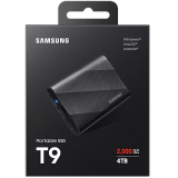 Внешний накопитель SSD 4Tb Samsung T9 (MU-PG4T0B) (MU-PG4T0B/WW)