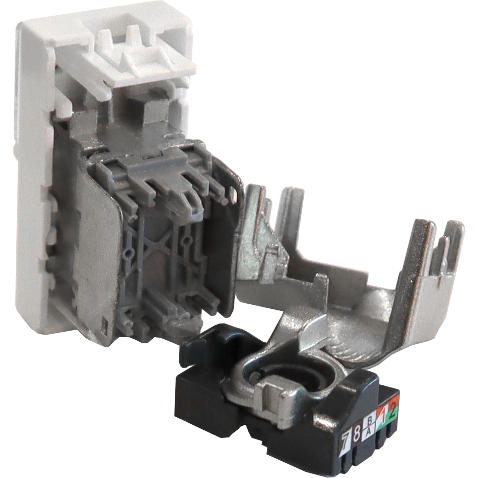 Вставка RJ-45 Lanmaster LAN-SIP-22S5E-WH - фото 3