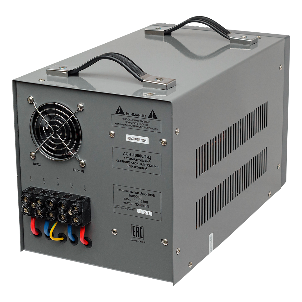 Стабилизатор напряжения Ресанта АСН-10000/1-Ц - 63/6/8 - фото 4