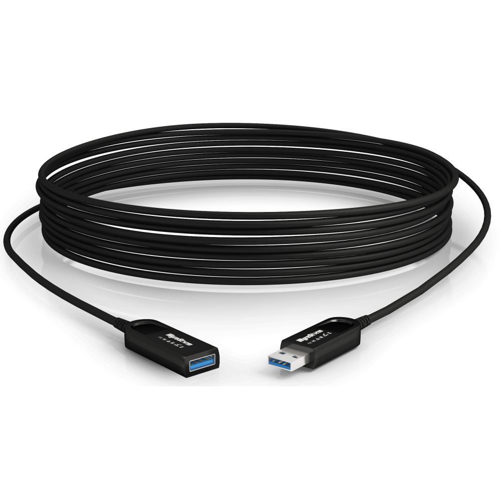 Кабель удлинительный USB A (M) - USB A (F), 15м, WyreStorm CAB-UAOC-15-C - фото 2