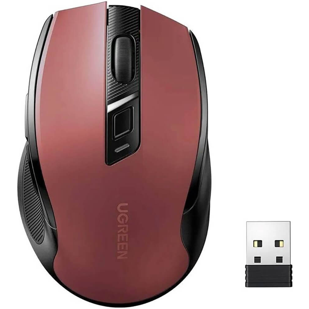 Мышь UGREEN MU006 Red (25752) - фото 2